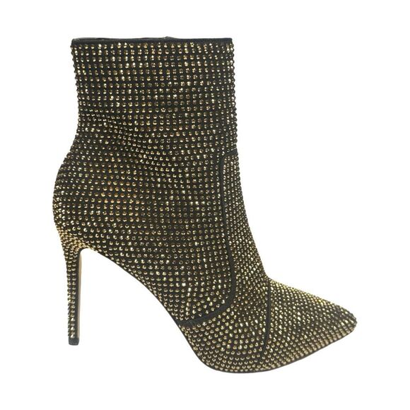 MICHAEL | Michael Kors Rue Crystal Embellished Stiletto Boot - Size 8M - Picture 1 of 8